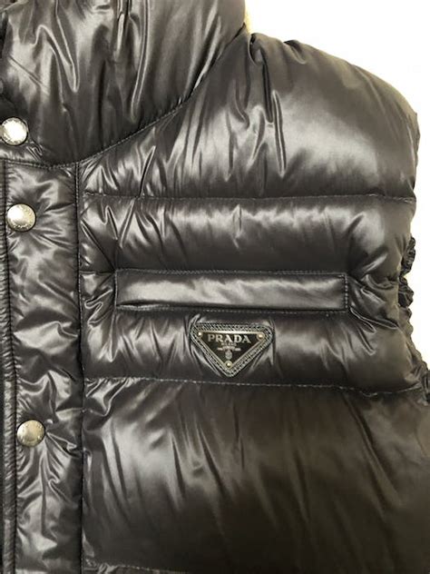 gilet pelliccia prada|prada padded gilet.